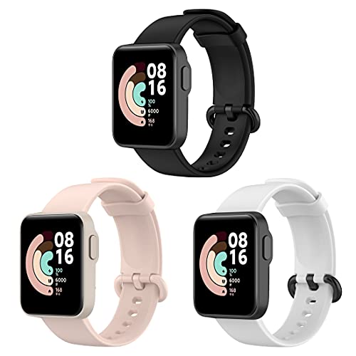 Bexido Kompatibel mit Xiaomi Mi Watch Lite/Redmi Watch, Weiches Silikon Ersatzarmband für Mi Watch Lite/Redmi Watch von Bexido