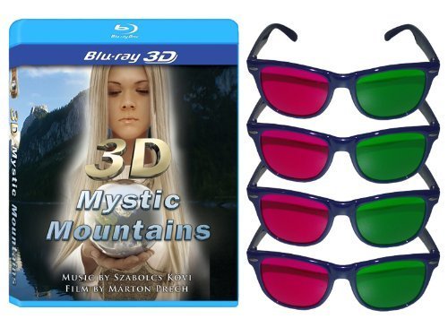 3D Mystic Mountains [Blu-ray 3D] and 4 3D Glasses Pack von Beyeah