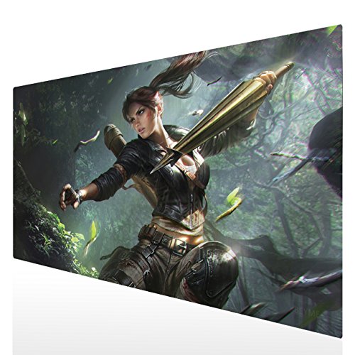 Erweitertes Mauspad, 900 x 400 mm, großformatige Matte für Tastatur und zum Spielen, wasserabweisend mit haltbar genähten Kanten, ideal für Gaming und Laptop-Büro, von Beyme Erweitertes Mauspad, 900 x 400 mm, großformatige Matte für Tastatur und zum Spielen, wasserabweisend mit haltbar genähten Kanten, ideal für Gaming und Laptop-Büro, von Beyme von Beyme
