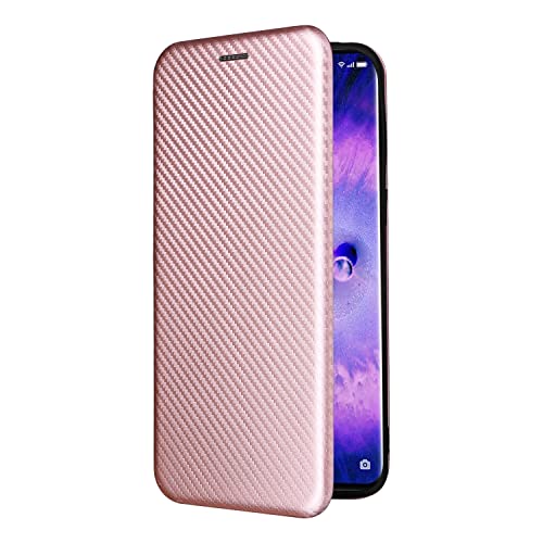 BeyondTop Handyhülle für Oppo Find X5 Pro Hülle, Oppo Find X5 Pro mit Halterungsfunktion, magnetische Flip-Wallet-Hülle ist kompatibel mit Hülle für Oppo Find X5 Pro-Rose rot von BeyondTop