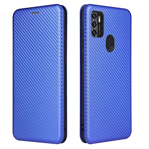 BeyondTop Handyhülle für ZTE Blade A7s 2020 Hülle, ZTE Blade A7s 2020 mit Halterungsfunktion, magnetische Flip-Wallet-Hülle ist kompatibel mit Hülle für ZTE Blade A7s 2020-Blau von BeyondTop