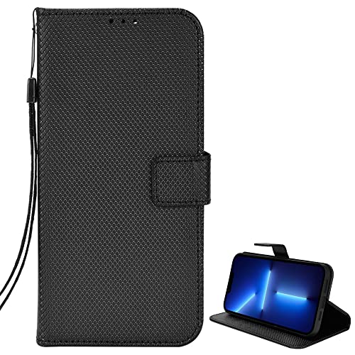 BeyondTop Hülle für ASUS ROG Phone 3 Geldbörsenetui, ASUS Phone 3 Rhombus Diamond Wallet Handyhülle, mit Kickstand und Credit Slots Ledertasche für ASUS ROG Phone 3 (Grau) von BeyondTop