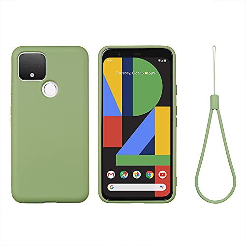 BeyondTop Hülle für Google Pixel 4a 5G Hülle, Ultra Dünn Hochwertiges flüssiges Silikon Case, rutschfeste Schale, Handyhülle für Google Pixel 4a 5G Stoßfeste Hülle (Grün) von BeyondTop