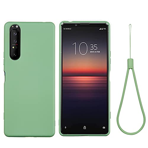 BeyondTop Hülle für Sony Xperia 1 II Hülle, Ultra Dünn Hochwertiges flüssiges Silikon Case, rutschfeste Schale, Handyhülle für Sony Xperia 1 II Stoßfeste Hülle (Grün) von BeyondTop