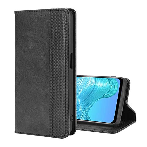 Schutzhülle für Sony Xperia Ace III Hülle, Sony Xperia Ace III Schutzhülle Handy Lederhülle PU Leder Hülle, Cover Handyhülle für Sony Xperia Ace III Ledertasche-Schwarz von BeyondTop