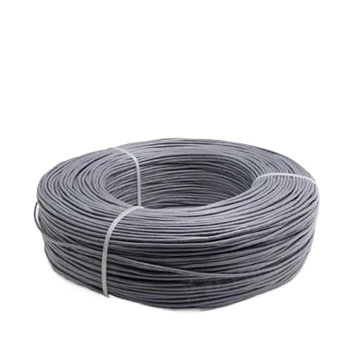 BgnEhRfL Draht, elektronischer Draht, UL2547 5M-50M 22AWG Abgeschirmtes Signalkabel PVC-isoliertes Kanal-Audio-Kopfhörer-Kupfer-Steuerabschirmkabel(GY,5M-22AWG (6CORES)) von BgnEhRfL