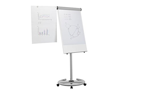 Bi-Office 2-in-1 umwandelbares mobiles Flipchart, grau von Bi-Office