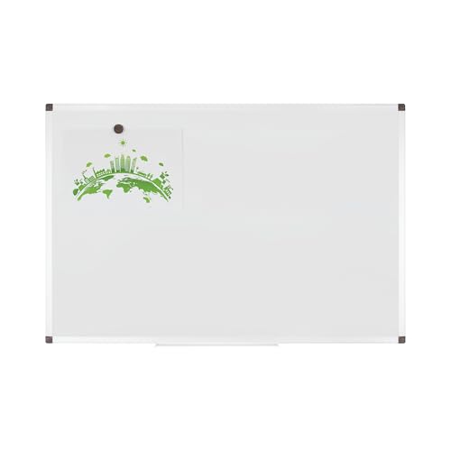 Bi-Office Ayda BioFusion Magnetisches Whiteboard, 90x60cm, Oberfläche aus lackiertem Stahl, Rahmen aus Aluminium mit Kokosnuss-Biokompositen Bi-Office Ayda BioFusion Magnetisches Whiteboard, 90x60cm, Oberfläche aus lackiertem Stahl, Rahmen aus Aluminium mit Kokosnuss-Biokompositen von Bi-Office