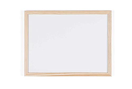 Bi-Office Budget Whiteboard mit Holzrahmen, magnetisch, 5 Größen wählbar, 40 x 30 cm von Bi-Office