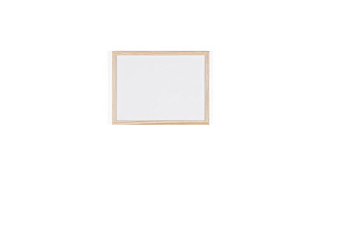 Bi-Office Budget Whiteboard mit Holzrahmen, trocken abwischbar, 5 Größen wählbar, 40 x 30 cm von Bi-Office