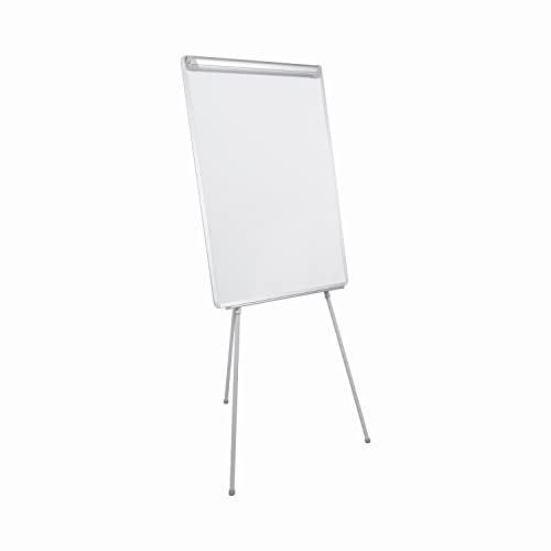 Bi-Office Dreibein Flipchart Grau, nicht-magnetisch, mit Stifteablage von Bi-Office