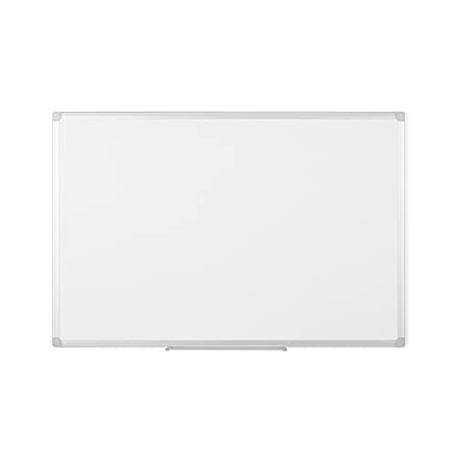 Bi-Office Earth - Umweltfreundliches Whiteboard, mit Aluminiumrahmen und Stifteablage, Magnettafel, Emaillierte Premiumoberfläche, 60 x 45 cm von Bi-Office