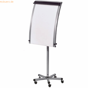 Bi-Office Flipchart 70x100cm mobil mit Papierrolle von Bi-Office