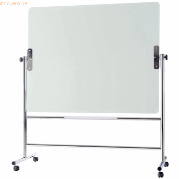 Bi-Office Glastafel 120x90cm drehbar mobil von Bi-Office