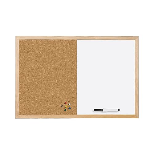 Bi-Office Jahresplaner 2025, 60x40cm, Kombination aus Kork und Magnettafel, trocken abwischbar, Kieferrahmen Bi-Office Jahresplaner 2025, 60x40cm, Kombination aus Kork und Magnettafel, trocken abwischbar, Kieferrahmen von Bi-Office