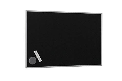 Bi-Office Kreidetafel New Basic, Memoboard mit Grauem Rahmen, 885x585 mm von Bi-Office