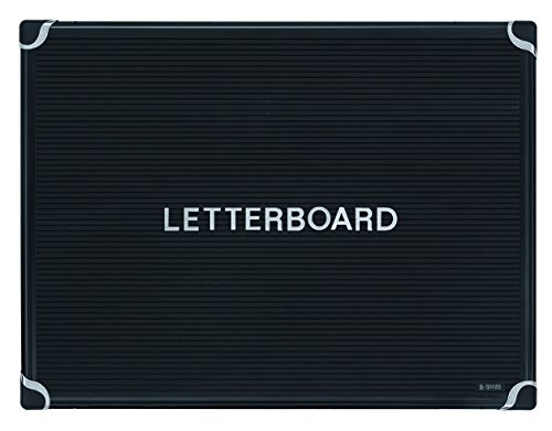 Bi-Office LET02011810 Buchstabenplatte mit Alurahmen 600 x 450 mm von Bi-Office