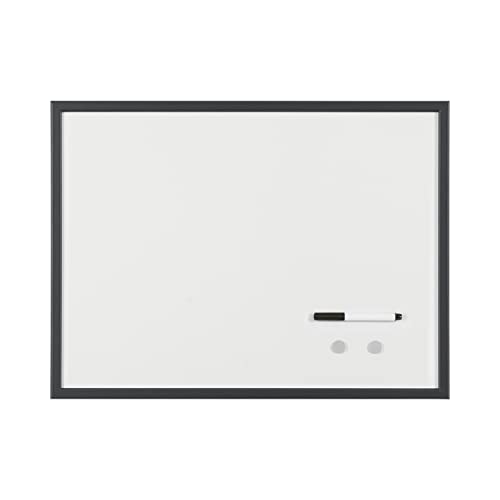 Bi-Office MM03001161 Trocken abwischbare Magnettafel, MDF Rahmen, lackierter Stahl, 60 x 40 cm, schwarz von Bi-Office