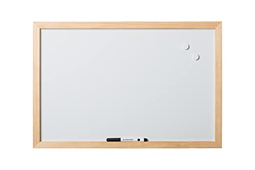 Bi-Office Magnettafel Optimum, Whiteboard, trocken abwischbar, Rahmen aus Kiefernholz MDF, 60 x 45 cm Bi-Office Magnettafel Optimum, Whiteboard, trocken abwischbar, Rahmen aus Kiefernholz MDF, 60 x 45 cm von Bi-Office