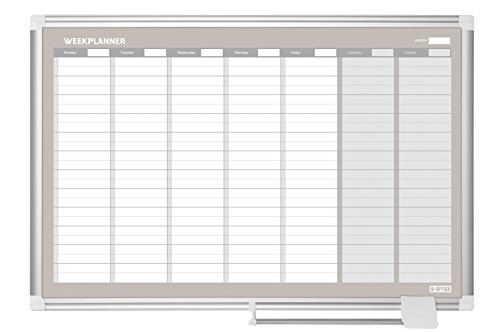 Bi-Office New Generation Magnetischer Wochenplaner, 90x60cm von Bi-Office