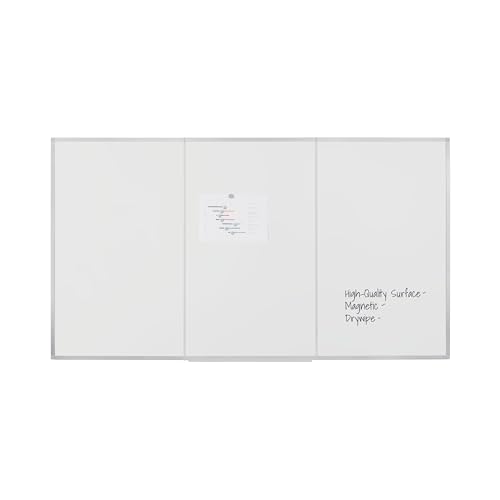 Bi-Office Outsize – Magnetisches Whiteboard, 180 x 100 cm, lackierte Stahloberfläche, Aluminiumrahmen von Bi-Office