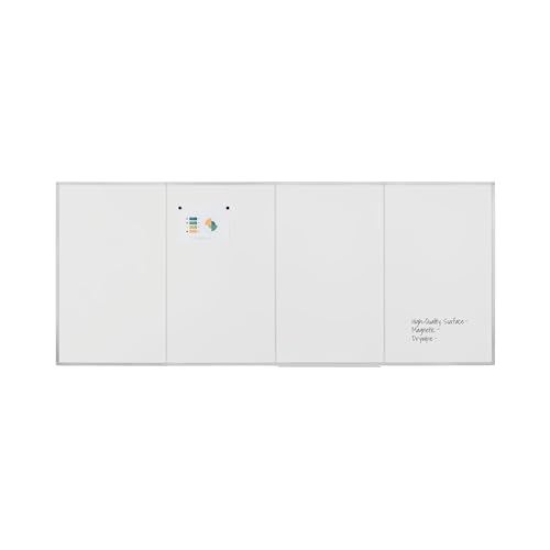 Bi-Office Outsize – Magnetisches Whiteboard, 240 x 100 cm, lackierte Stahloberfläche, Aluminiumrahmen von Bi-Office