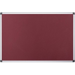 Bi-Office Pinnwand Feuerhemmend 240,0 x 120,0 cm Textil rot von Bi-Office