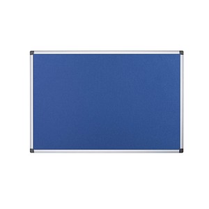 Bi-Office Pinnwand MAYA 60,0 x 45,0 cm Textil blau von Bi-Office