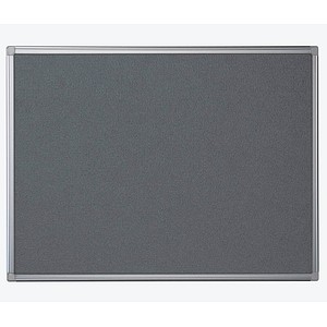 Bi-Office Pinnwand MAYA 60,0 x 45,0 cm Textil grau von Bi-Office