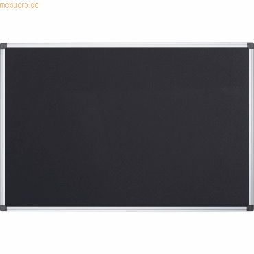 Bi-Office Pinnwand Maya FA3809170 Aluminiumrahmen Filz 120x120cm schwa von Bi-Office