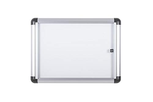Bi-Office-Vitrine für den Innenbereich mit zusätzlichem, abschließbarem magnetischem Whiteboard, Größe: 513 x 371 mm - 2xA4 von Bi-Office