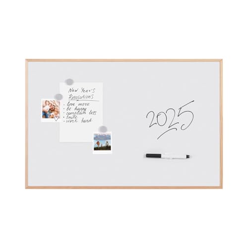 Bi-Office Whiteboard New Basic, Magnetisch, Trocken Abwischbare Weißwandtafel mit Natur Kiefernholz Rahmen, 885x585 mm Bi-Office Whiteboard New Basic, Magnetisch, Trocken Abwischbare Weißwandtafel mit Natur Kiefernholz Rahmen, 885x585 mm von Bi-Office