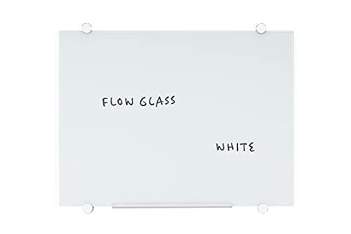 Bi-Office Whiteboard aus Glas, trocken abwischbar, nicht magnetisch, Farbe Weiß, 60 x 45 cm von Bi-Office