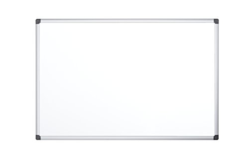 Bi-Office magnetische Maya Whiteboard mit Aluminiumrahmen und Stahlrückseite 120x120cm von Bi-Office