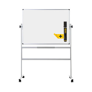 Bi-Office mobiles Whiteboard MAYA 150,0 x 100,0 cm weiß lackierter Stahl von Bi-Office