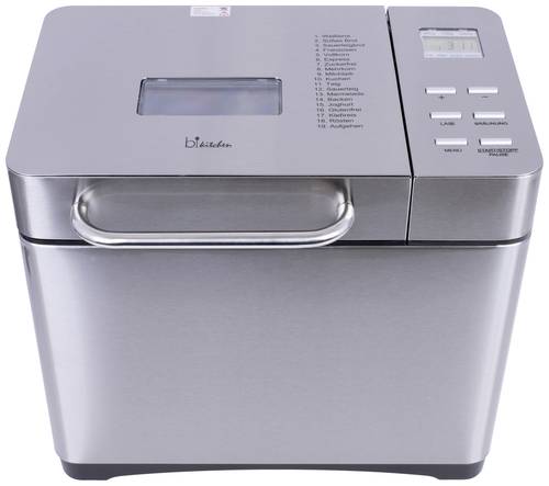 BiKitchen bake 501 Brotbackautomat mit Messbecher, mit Display Inox von BiKitchen