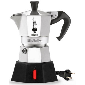 BIALETTI Elettrika Espressokocher elektrisch silber, 2 Tassen BIALETTI Elettrika Espressokocher elektrisch silber, 2 Tassen von Bialetti
