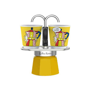BIALETTI Mini Express Espressokocher gelb, 2 Tassen BIALETTI Mini Express Espressokocher gelb, 2 Tassen von Bialetti