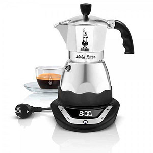 BIALETTI Moka Timer Espressokocher elektrisch gelb, 6 Tassen BIALETTI Moka Timer Espressokocher elektrisch gelb, 6 Tassen von Bialetti