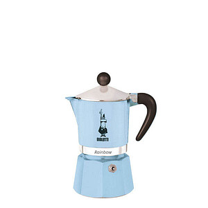BIALETTI Rainbow Espressokocher blau, 1 Tasse von Bialetti