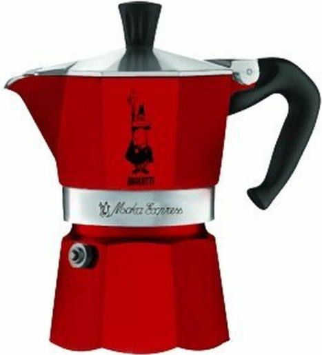 Bialetti 4941 - Mokka-Kanne - Rot - Aluminium - 1 Tassen - 322 g (0004941) von Bialetti