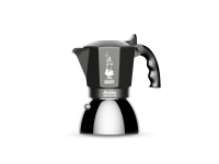 Bialetti Brikka Induction, Mokka-Kanne, Schwarz, Edelstahl, Aluminium, Stahl, Silikon, 1 Stück(e) von Bialetti