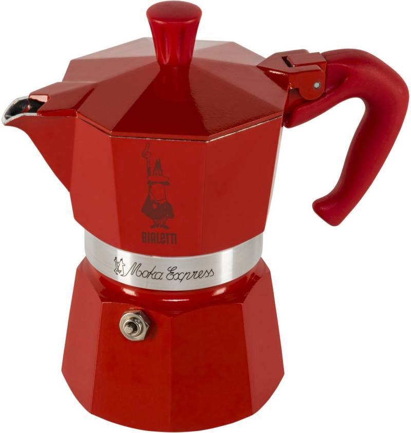 Moka Express Winter Wonderland Espressokocher rot von Bialetti