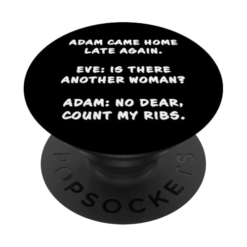 Funny Clean Bible Character Humor – Adam & Another Woman PopSockets Klebender PopGrip Funny Clean Bible Character Humor – Adam & Another Woman PopSockets Klebender PopGrip von Bible Character Funny Faith Humor