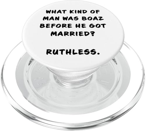 Funny Clean Bible Character Humor – Boaz & Ruth Married PopSockets PopGrip für MagSafe von Bible Character Funny Faith Humor
