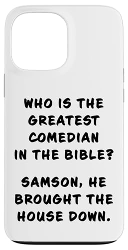 Funny Clean Bible Character Humor – Greatest Comedian Samson Hülle für iPhone 13 Pro Max Funny Clean Bible Character Humor – Greatest Comedian Samson Hülle für iPhone 13 Pro Max von Bible Character Funny Faith Humor