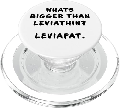 Funny Clean Bible Character Humor – Leviathin Biblical Dino PopSockets PopGrip für MagSafe von Bible Character Funny Faith Humor