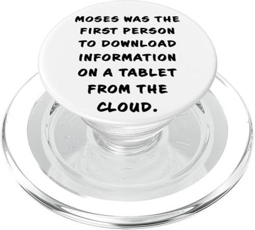 Funny Clean Bible Character Humor – Moses Download Tablet PopSockets PopGrip für MagSafe Funny Clean Bible Character Humor – Moses Download Tablet PopSockets PopGrip für MagSafe von Bible Character Funny Faith Humor