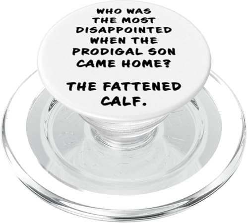 Funny Clean Bible Character Humor – Prodigal Son Disappoints PopSockets PopGrip für MagSafe von Bible Character Funny Faith Humor