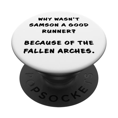 Funny Clean Bible Character Humor – Samson Arches Joke PopSockets Klebender PopGrip Funny Clean Bible Character Humor – Samson Arches Joke PopSockets Klebender PopGrip von Bible Character Funny Faith Humor